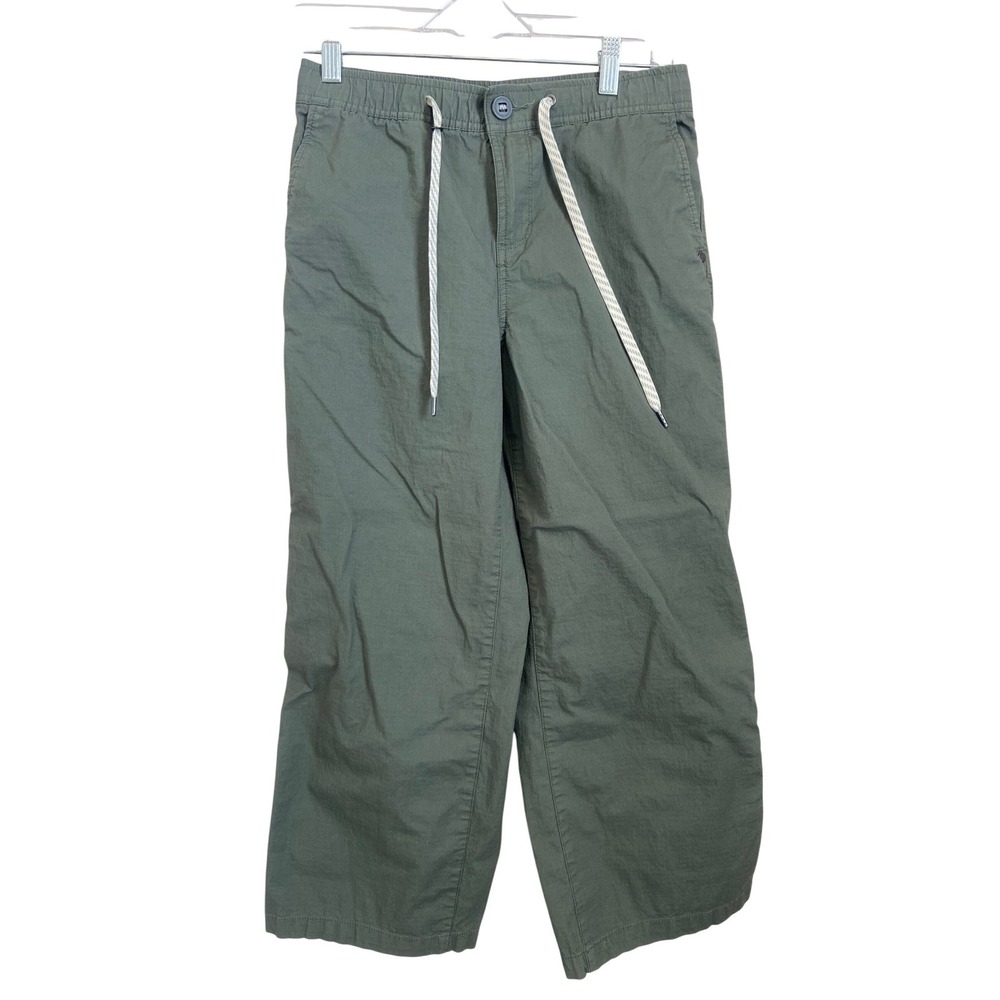 Vuori Ripstop Wide Leg Pants Olive Green Size Small